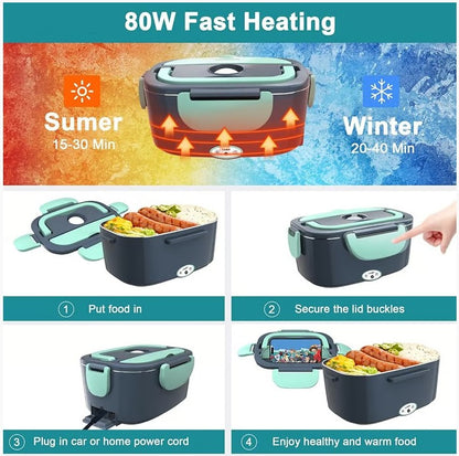 Portable Heated Lunch Box